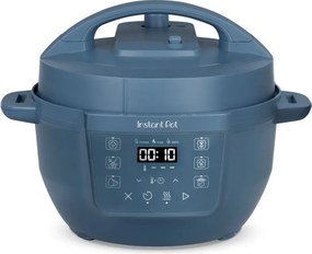 Мултикукър Instant Pot Classic Mini 140800701, 800W, 3.8 л, 7 програми, Favorite бутони, LCD дисплей, Неръждаема стомана, Син