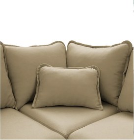 Бежов ъглов диван (десен ъгъл) Beata - Ropez