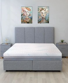 Матрак Тед, O-Zone+, 82x190x28, Среден към твърд, Мемори пяна