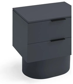 Антрацитно нощно шкафче Totem – Teulat