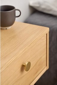 Нощно шкафче от декор от дъб в светло естествен цвят Monfort – Actona