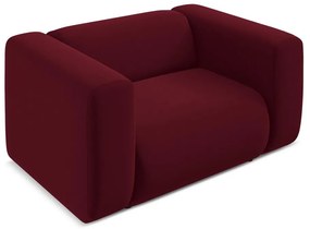 Бордо кадифено кресло Ekahi – Makamii