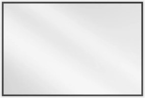 Mexen Loft правоъгълно баняно огледало 90 x 60 см, черна рамка - 9852-090-060-000-70