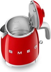 Червена електрическа кана от неръждаема стомана 800 ml Retro Style – SMEG