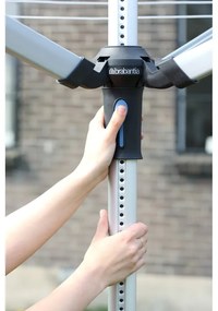 Градинска сушилня за дрехи в сребрист цвят 60 m Lift-o-Matic Advance – Brabantia