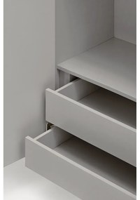 Сив висок скрин 97x130 cm Sierra – Teulat