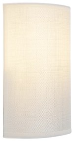 Модерна стенна лампа бяла - Simple Drum Jute