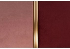 Червено-розова кадифена табуретка Bubbly – White Label