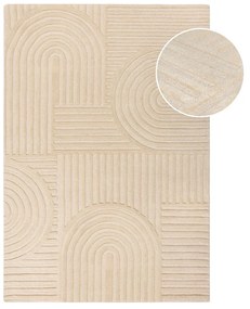 Бежов вълнен килим , 120 x 170 cm Zen Garden - Flair Rugs