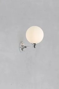 Бяла/сребриста стенна лампа Tropea – Markslöjd