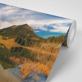 Самозалепващ фототапет – Езеро под хълмове