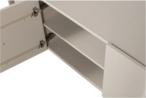 Светлосива маса за телевизор от масивен бор 152x53x46 cm Basu – WOOOD