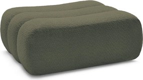 Зелена табуретка от прежда с примки от букле Azra – Bobochic Paris