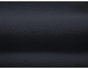 Тъмносиньо кресло от плат букле Chuck – Micadoni Home