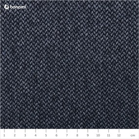 Тъмносиньо тапицирано двойно легло с място за съхранение и решетка 180x200 cm Arendal - Cosmopolitan Design