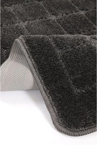 Антрацитни килими за баня в комплект 2 бр. 50x80 cm Kareli – Foutastic