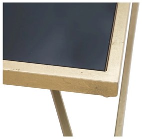 Конферентна маса с черен стъклен плот , 110 x 60 cm Piramid - Mauro Ferretti