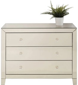 Арт.83892 Скрин Luxury Champagne 3 Drawers