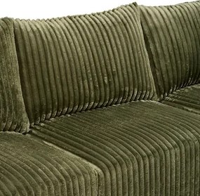 Компресиран ъглов диван atmosphera Solka, 254 cm,Кордурой - Слонова Кост