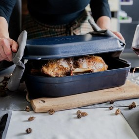 Чугунен съд за готвене 22x42,5 cm LITINA SMALT – Orion