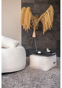 Син пуф от рипсено кадифе Softbox MooG – SLOWDOWN