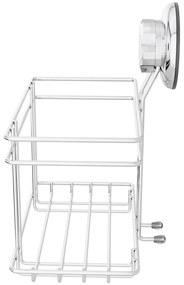 Самоносеща метална етажерка за баня в сребристо Bestlock Bath - Compactor