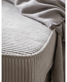 Бежов шезлонг от рипсено кадифе (десен ъгъл) Chic Charlotte – Miuform