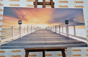 Картина на платно – Старо дървено пристанище