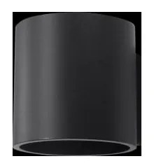 Черна стенна лампа Roda - Sollux