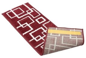 Червени килими за стълби в комплект 13 бр. 22x73 cm Geometric – Mila Home