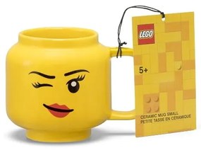 Жълта керамична бебешка чаша 255 ml Head - LEGO®