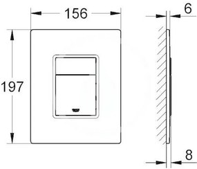 Смивка Grohe Skate Cosmopolitan II -Бяло-сребристо