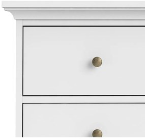 Бял висок скрин 96x140 cm Paris – Tvilum