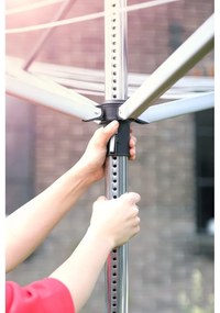 Градинска сушилня за дрехи в сребрист цвят 40 m Topspinner – Brabantia