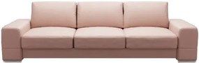 Разтегателен диван Flago Триместен LTHR-Розов