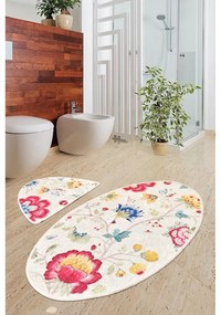 Светлокафяви килими за баня в комплект от 2 броя 60x100 cm Arya – Foutastic