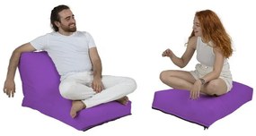 Градински пуф Siesta Sofa Bed Pouf, цвят Лилав