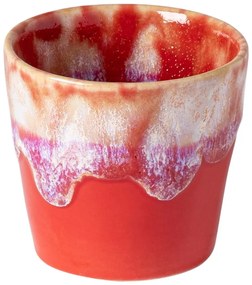 Чаша за еспресо от червен и бял фаянс , 90 ml Grespresso - Costa Nova