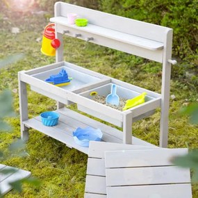 Пясъчна пейка Tabletop Plus-сив