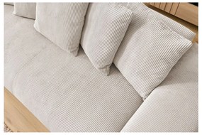 Кремав диван от рипсено кадифе 280 cm Voltaire – Bobochic Paris