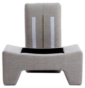 Светлосива табуретка Dasha – Light &amp; Living