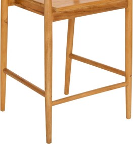 Бар стол atmosphera Miyako, 70 см, Тиково дърво