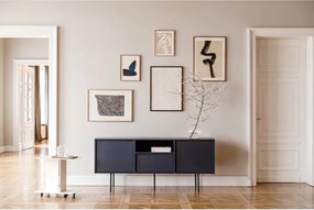 Тъмносиня маса за телевизор 180x79x50 cm Bau – noo.ma