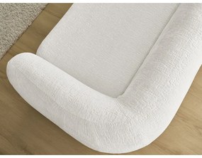 Бял шенилов сгъваем диван 228 cm Neyo – Bobochic Paris