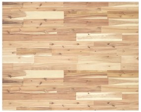 3279732 vidaXL Плот за бюро, необработен, 100x80x2 см, масивно дърво акация