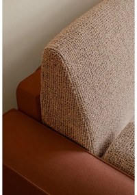 Разтегателен диван в тухлен цвят 237 cm Wilson – Miuform