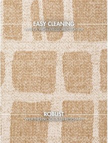 Кремав/в естествен цвят килим за открито и закрито 120x170 cm Haringey Ruskin – Ted Baker