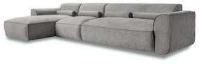 Светлосив ъглов диван (ляв ъгъл) Flex Felix – Miuform