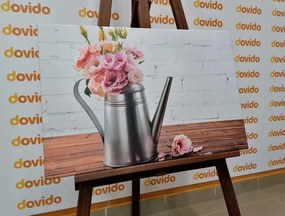 Картина на платно – Букет цветя в конв
