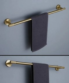 Закачалка за баня 6603 Modern Brush Gold
